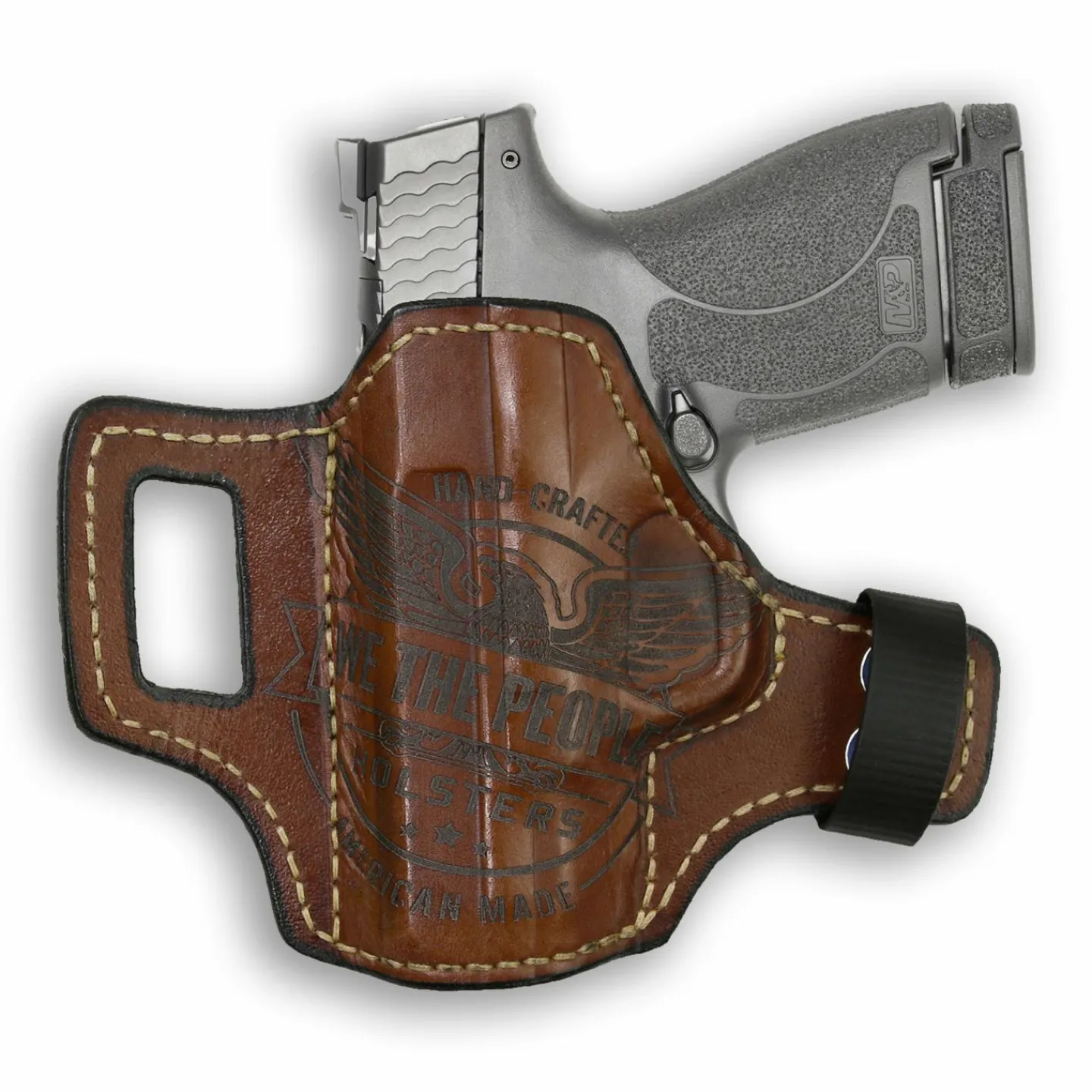We The People Holsters Smith & Wesson M&P Shield / M2.0 / Plus 9mm/.40/30 Super Carry Independence Leather OWB Holster
