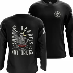 We The People Holsters Smoke Barrels Not Drugs Long Sleeve Shirt Black New