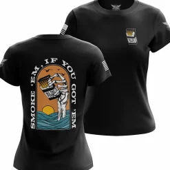 We The People Holsters Smoke 'Em Women's Short Sleeve Shirt Black