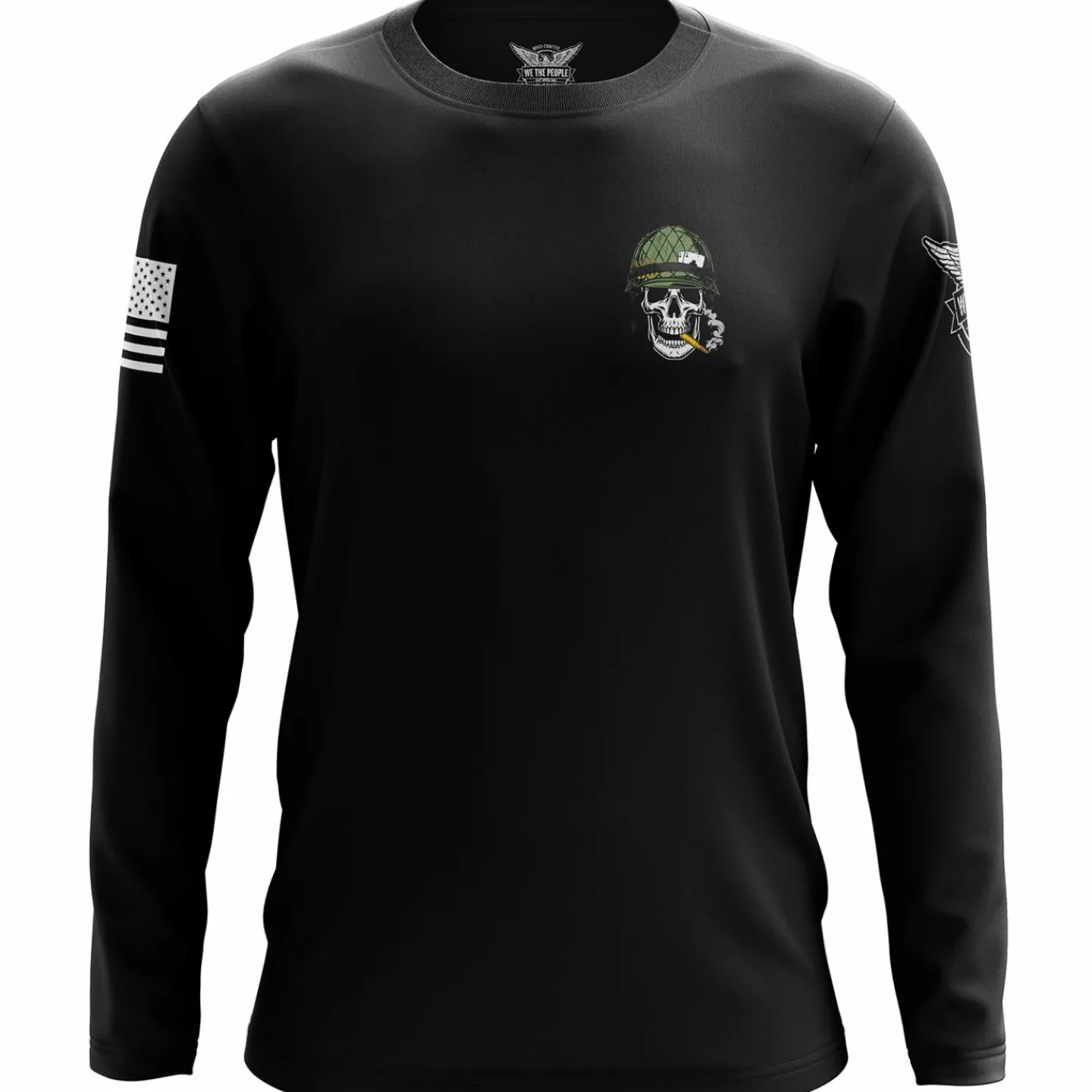 We The People Holsters Smoking Brass Long Sleeve Shirt Black Hot