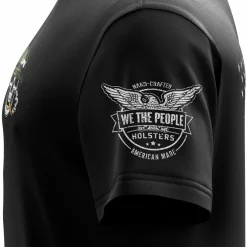 We The People Holsters Smoking Brass Short Sleeve Shirt Black New