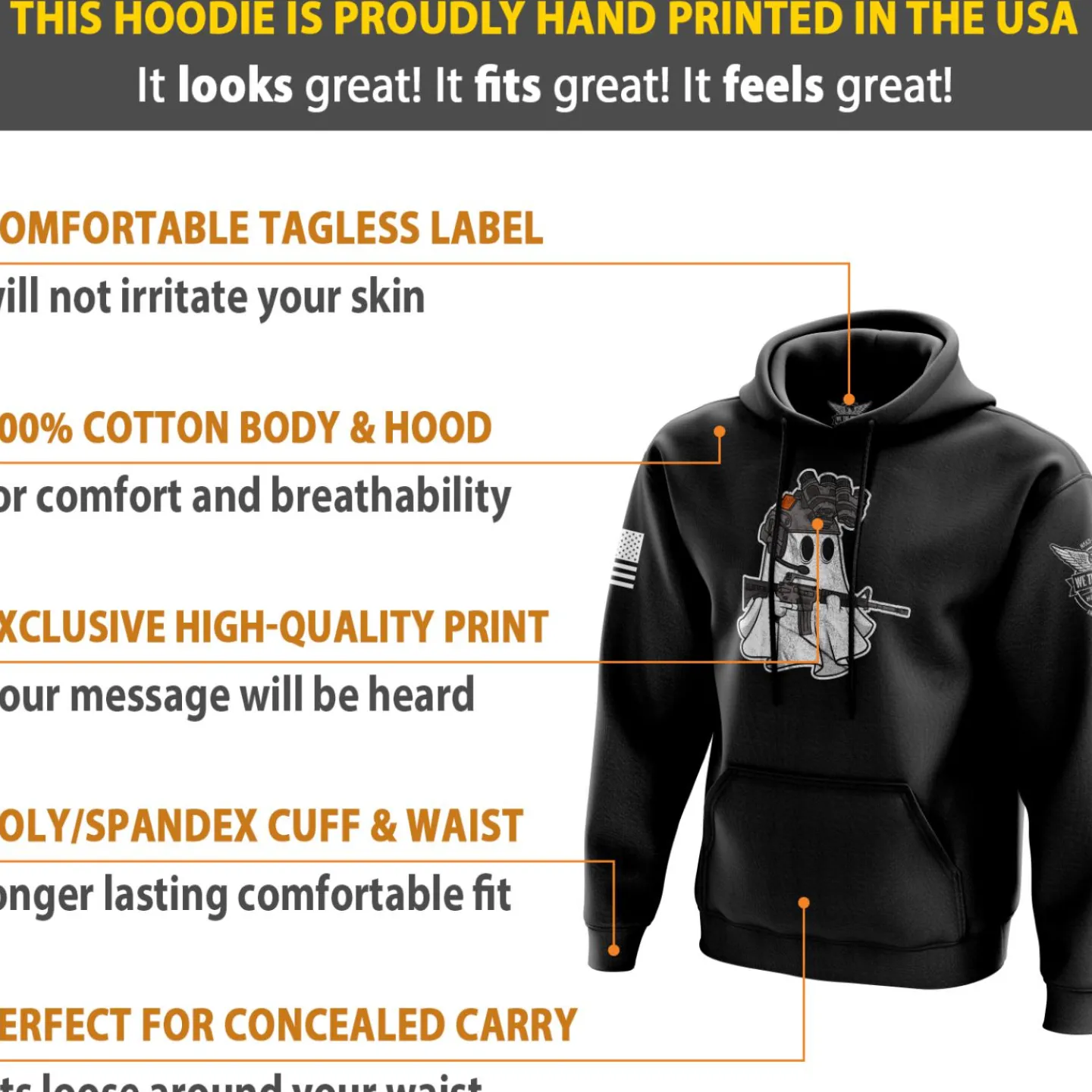 We The People Holsters Spector Ops Hoodie Black Best