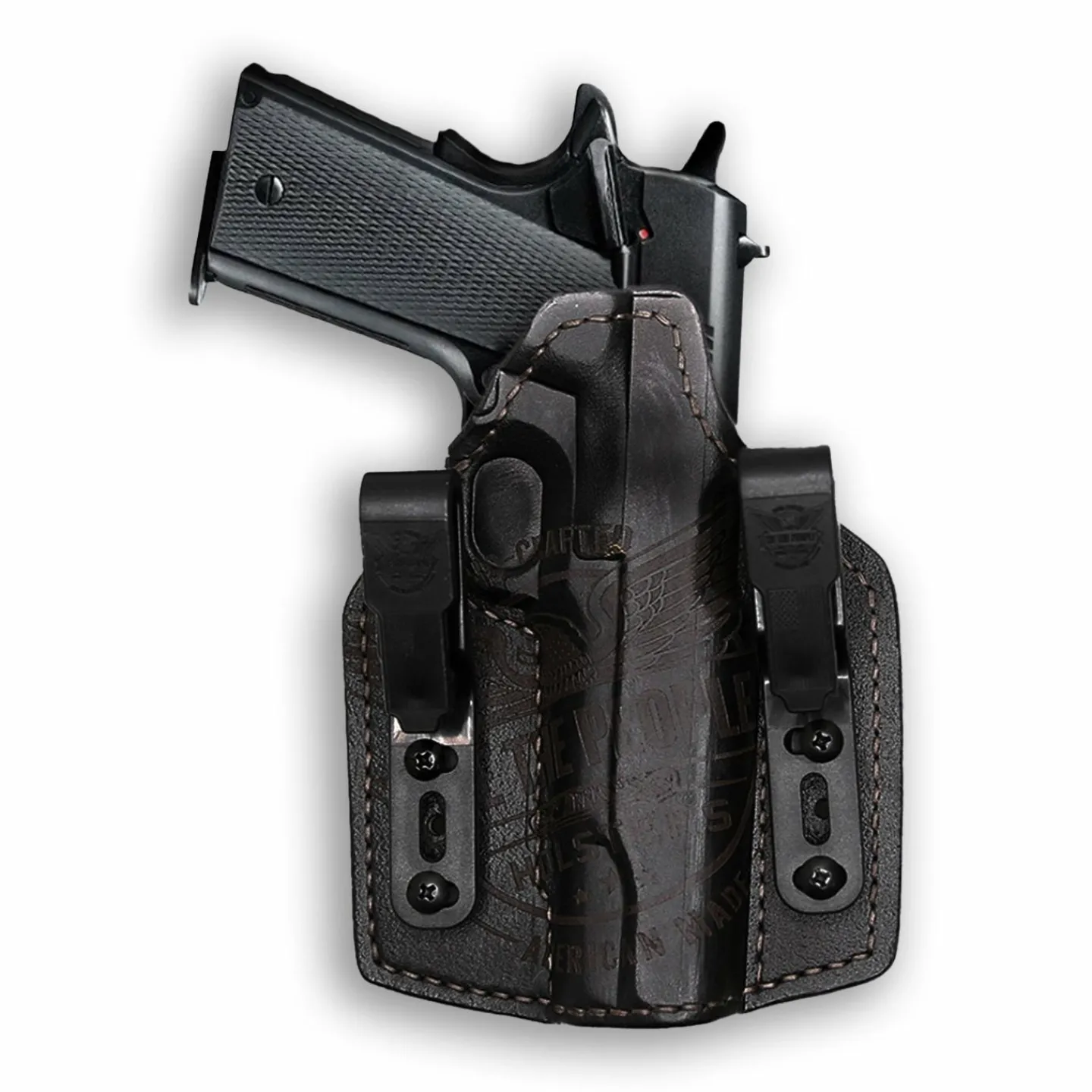 We The People Holsters Springfield 1911 5" No Rail Only Independence Leather IWB Holster Hot