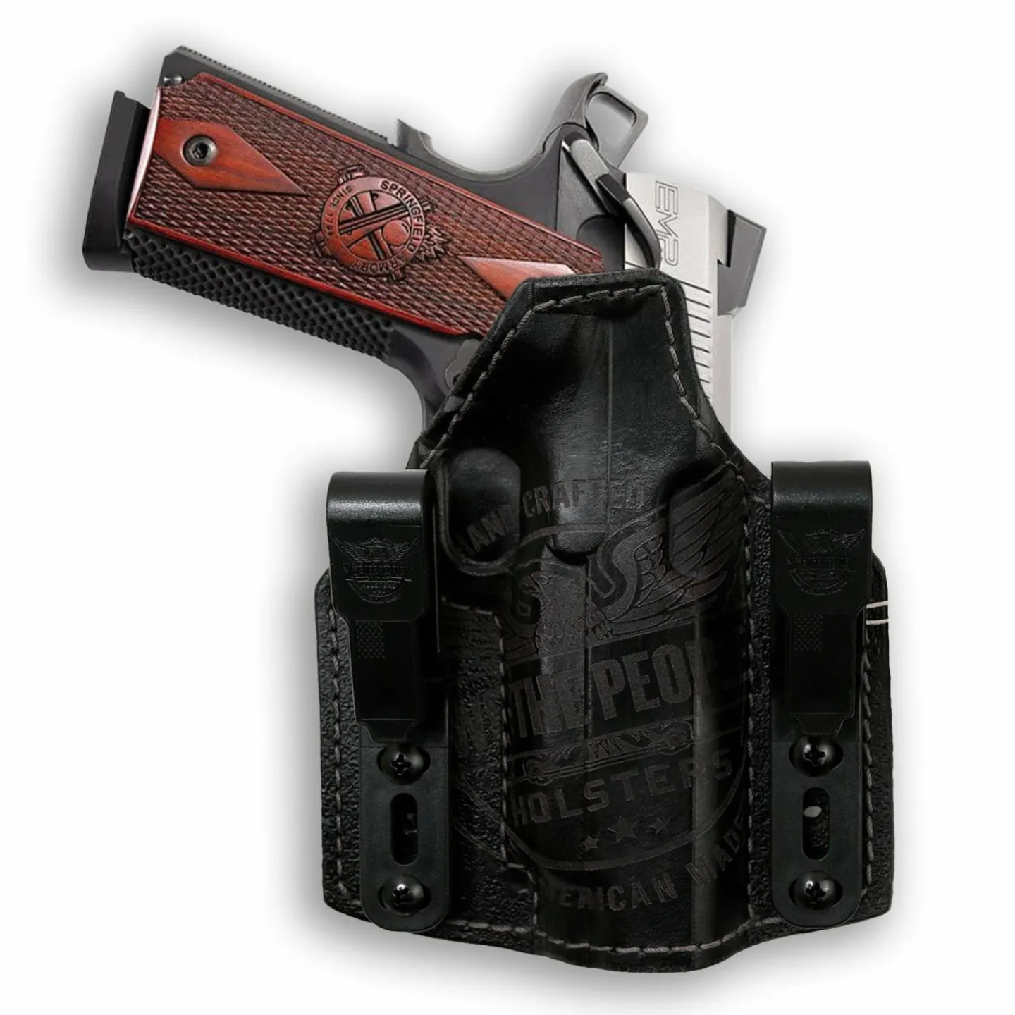 We The People Holsters Springfield 1911 4" With Rail Only Independence Leather IWB Holster Outlet