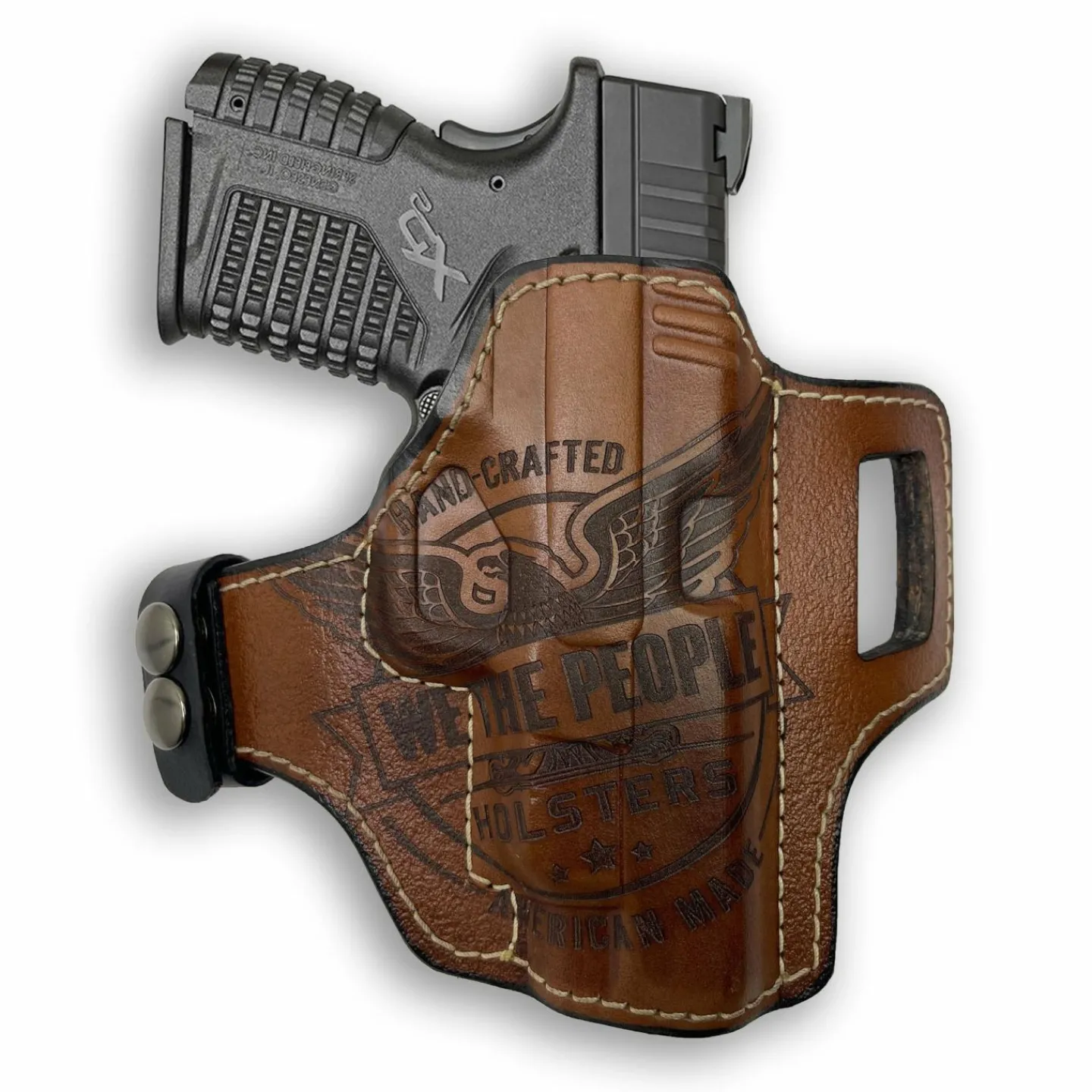 We The People Holsters Springfield XD-S 4.0" Independence Leather OWB Holster Outlet