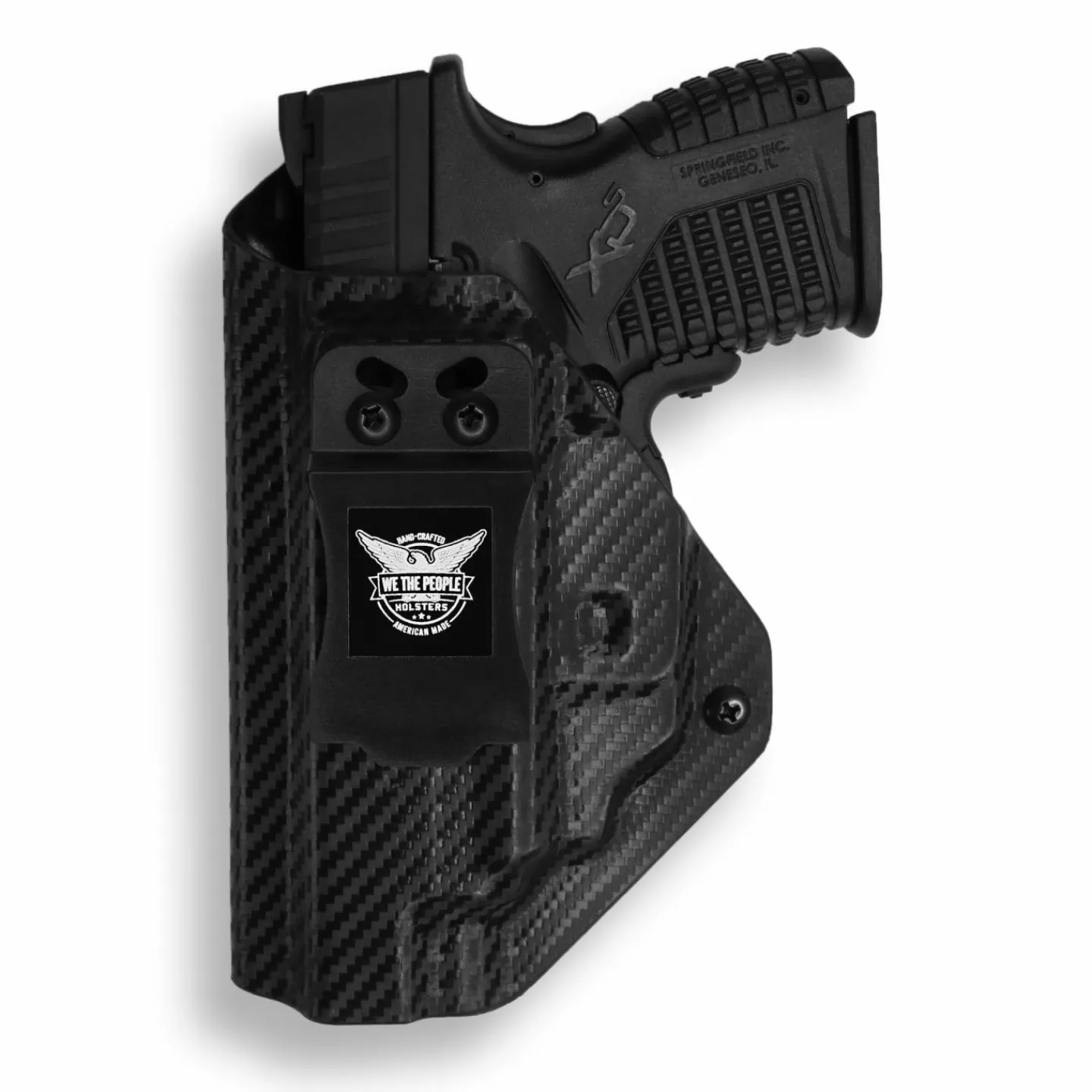 We The People Holsters Springfield XD-S 4" 9MM/.40SW with Crimson Trace LG-469 Laser IWB Holster New