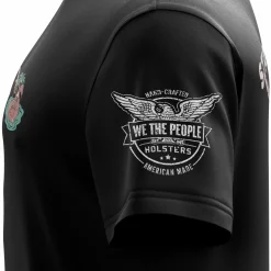 We The People Holsters Stay Salty Short Sleeve Shirt Black New
