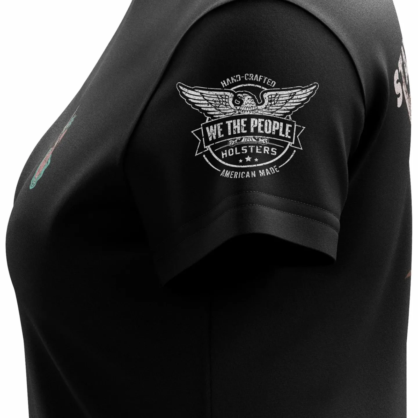 We The People Holsters Stay Salty Women's Short Sleeve Shirt Black Outlet