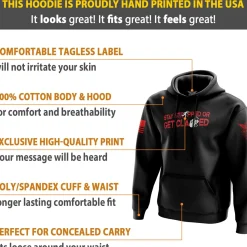 We The People Holsters Stay Strapped Hoodie Black Sale