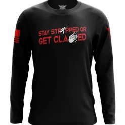 We The People Holsters Stay Strapped Long Sleeve Shirt Black New