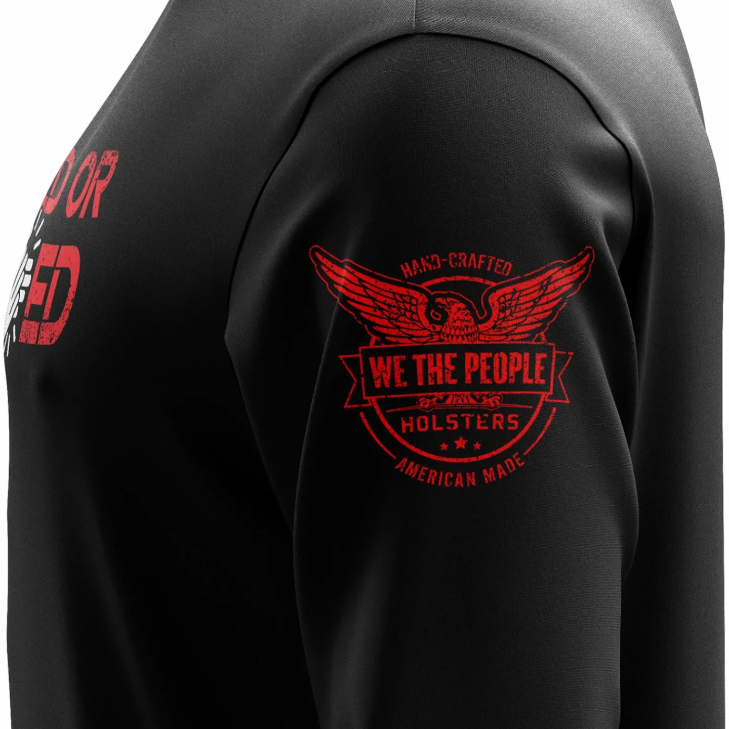 We The People Holsters Stay Strapped Long Sleeve Shirt Black New