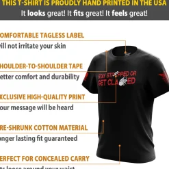 We The People Holsters Stay Strapped Short Sleeve Shirt Clearance