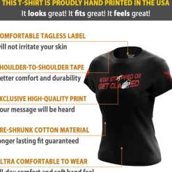 We The People Holsters Stay Strapped Women's Short Sleeve Shirt New
