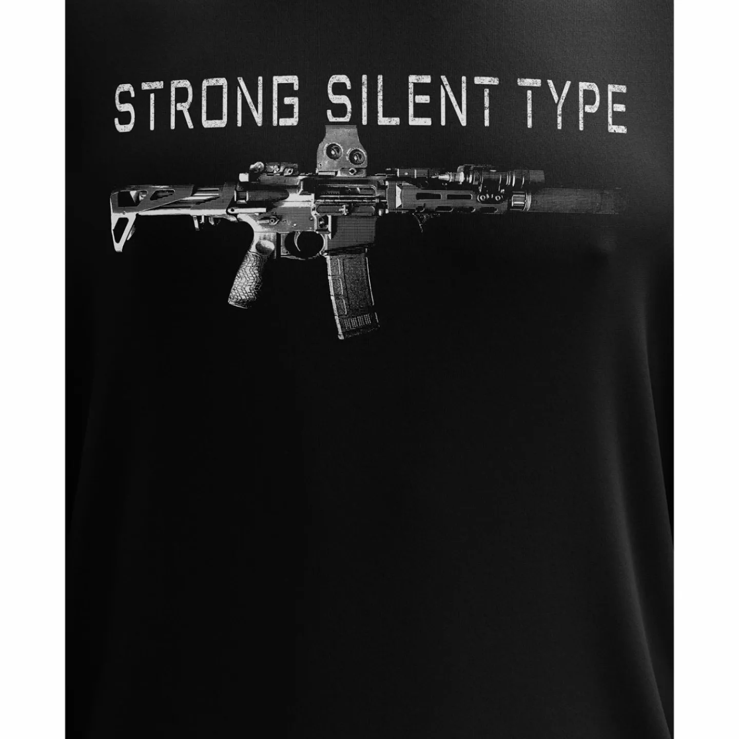 We The People Holsters Strong Silent Type Long Sleeve Shirt Black