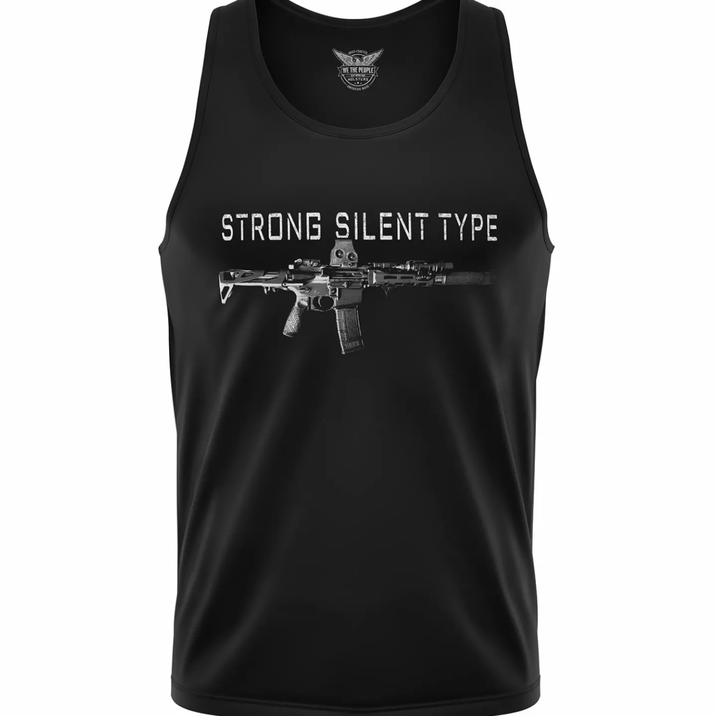 We The People Holsters Strong Silent Type Men's Tank Top Black Outlet