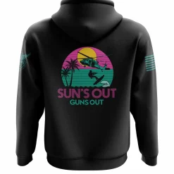 We The People Holsters Sun's Out Guns Out Hoodie Black New