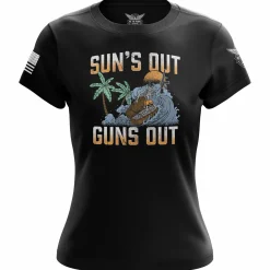 We The People Holsters Sun's Out, Guns Out Women's Short Sleeve Shirt Black Online