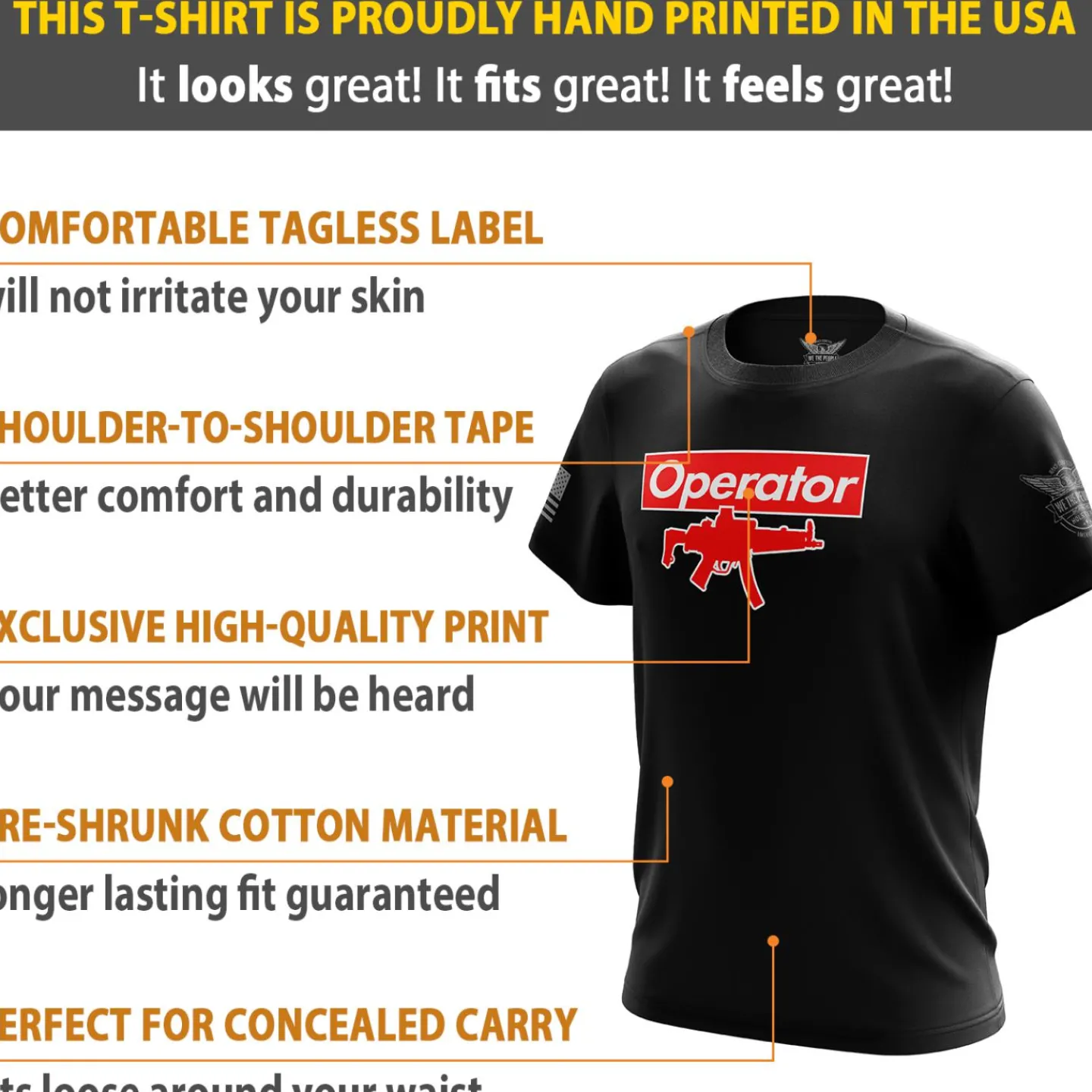 We The People Holsters Supreme Operator Short Sleeve Shirt Best