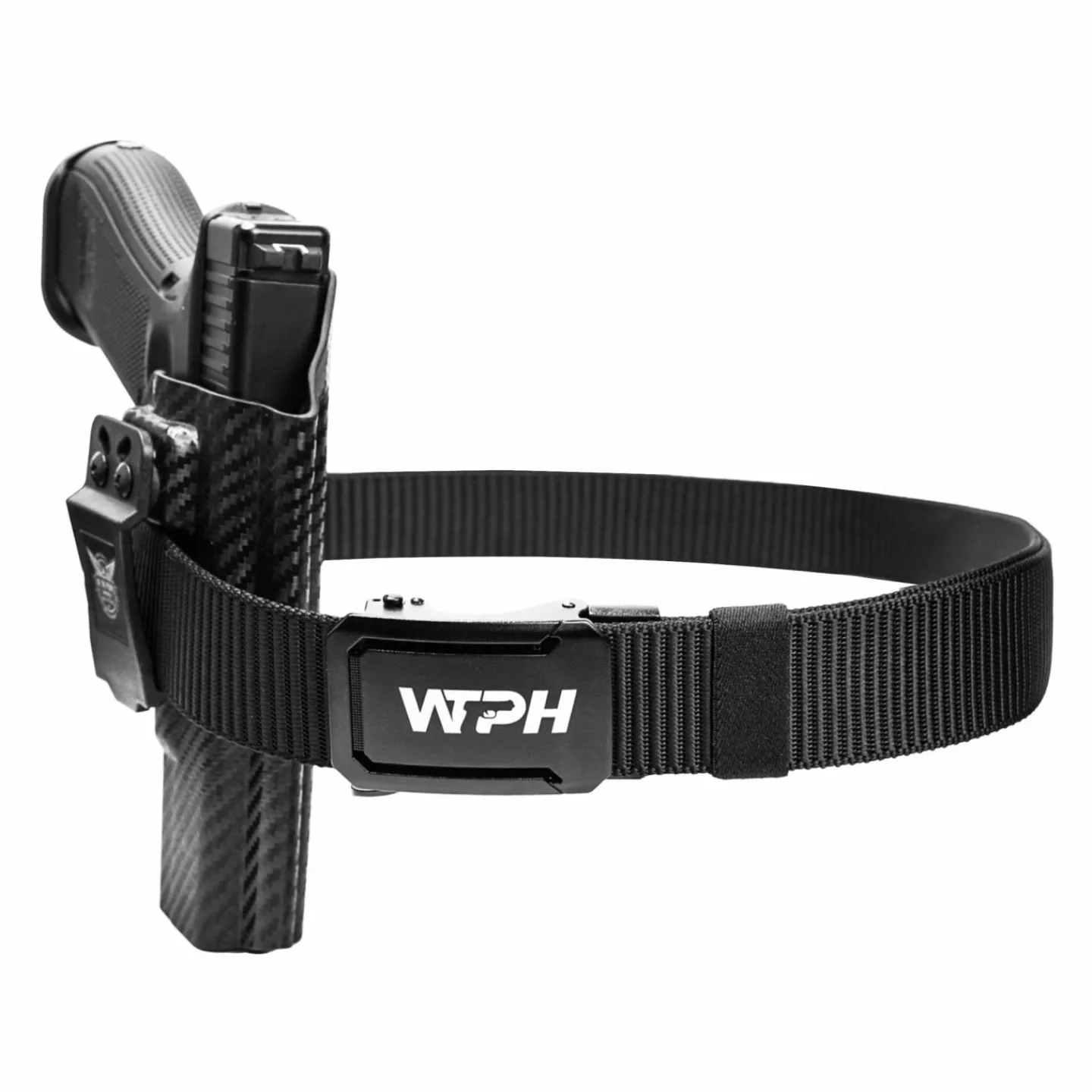 We The People Holsters Tactical Gun Belt with Ratcheting Buckle Black Clearance