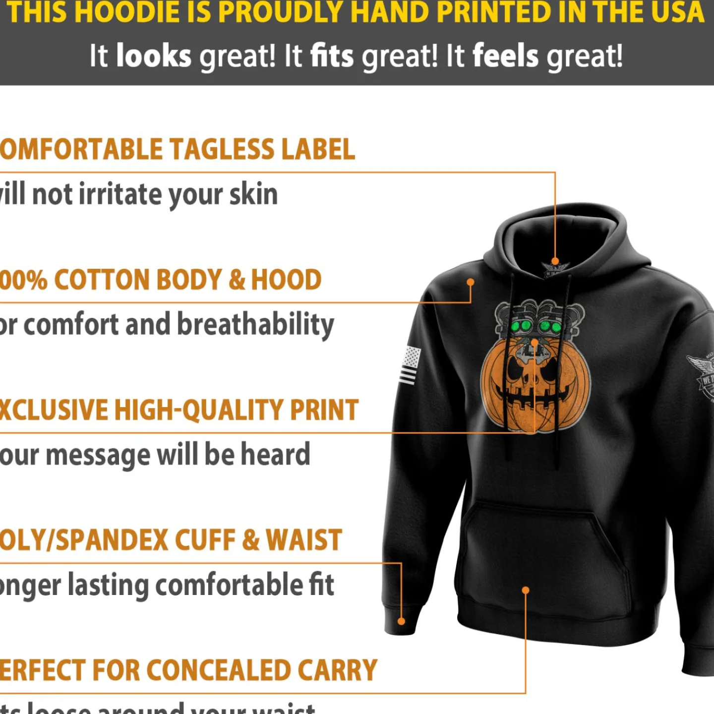 We The People Holsters Tactical Jack Hoodie Black Outlet