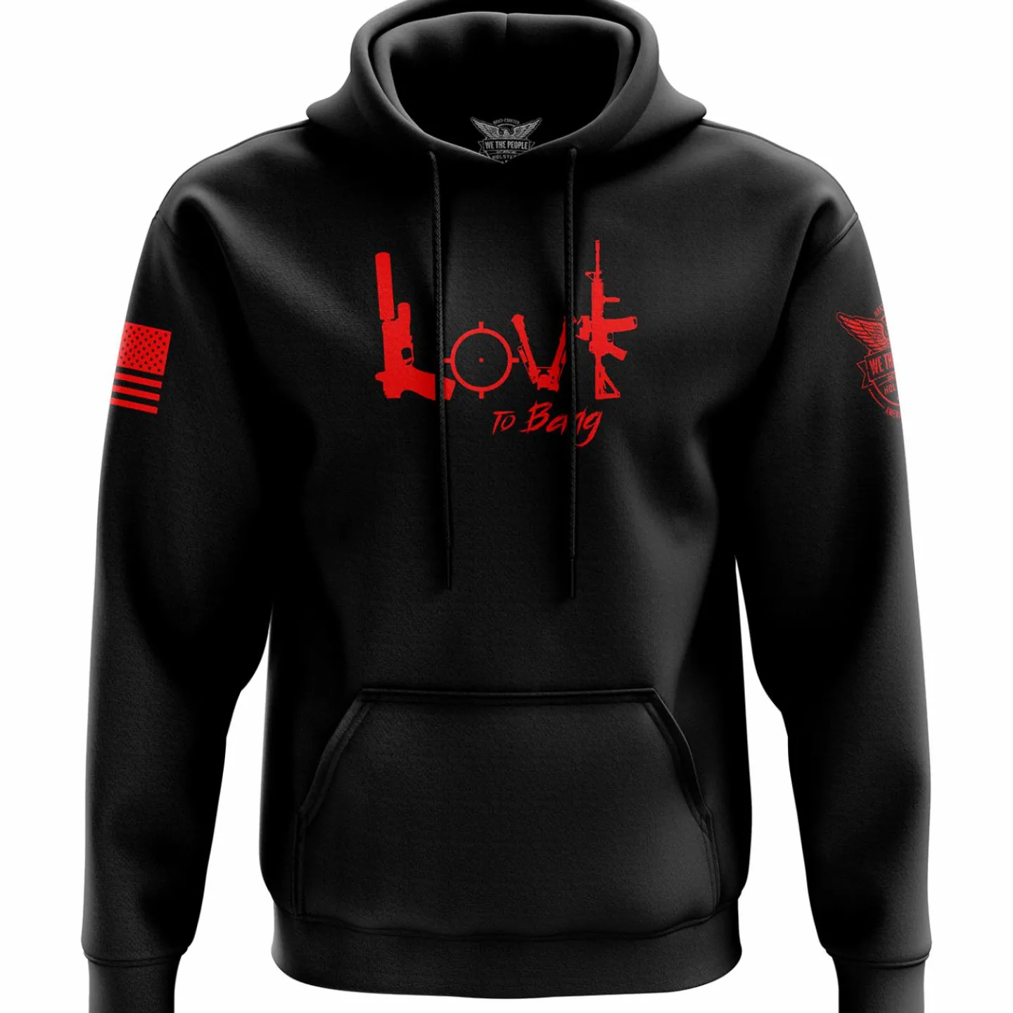We The People Holsters Tactical Love Hoodie Black Best