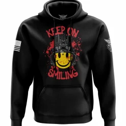 We The People Holsters Tactical Smiley Face Hoodie Black Hot