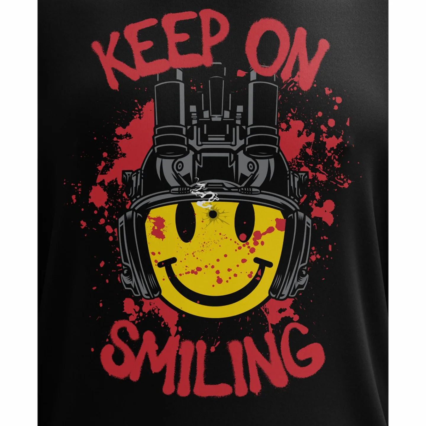 We The People Holsters Tactical Smiley Face Long Sleeve Shirt Black Best