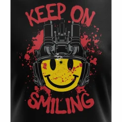 We The People Holsters Tactical Smiley Face Women's Short Sleeve Shirt Black