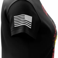We The People Holsters Tactical Smiley Face Women's Short Sleeve Shirt Black