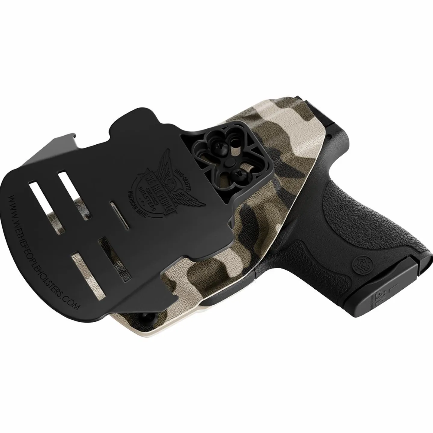 We The People Holsters Tan Camo Kydex OWB Paddle holster Custom Designed Paddle Hot