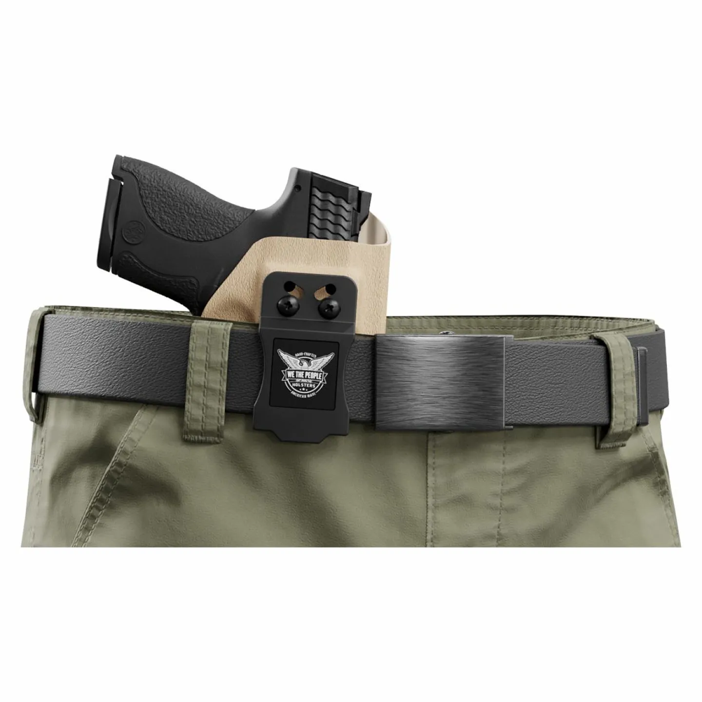 We The People Holsters Tan Custom Printed Holster - IWB Kydex Holster New