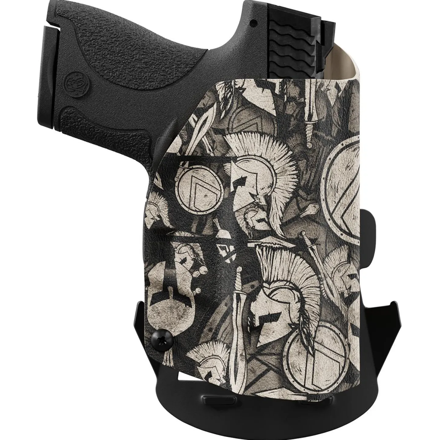 We The People Holsters Tan Spartan Camo Custom Printed Holster - OWB Kydex Holster New