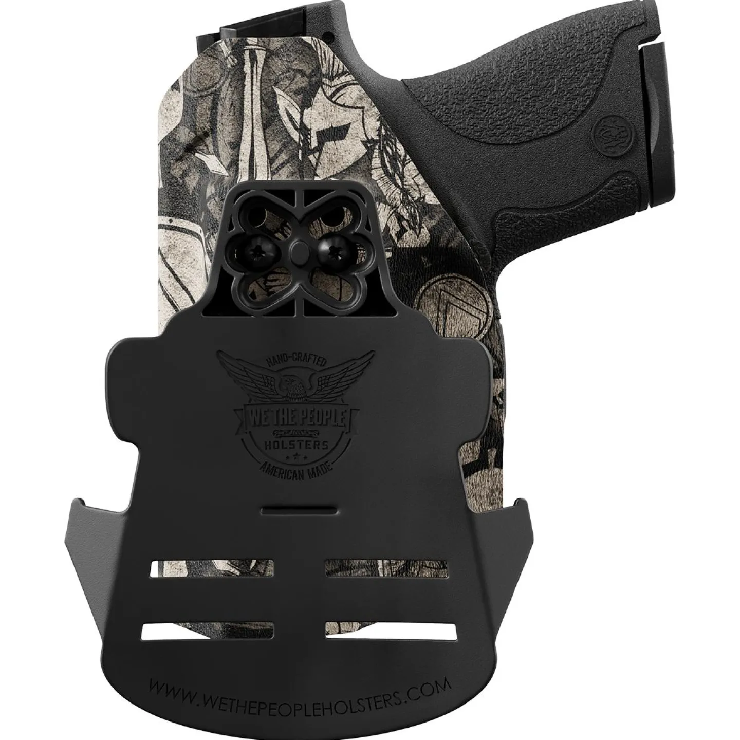 We The People Holsters Tan Spartan Camo Custom Printed Holster - OWB Kydex Holster New