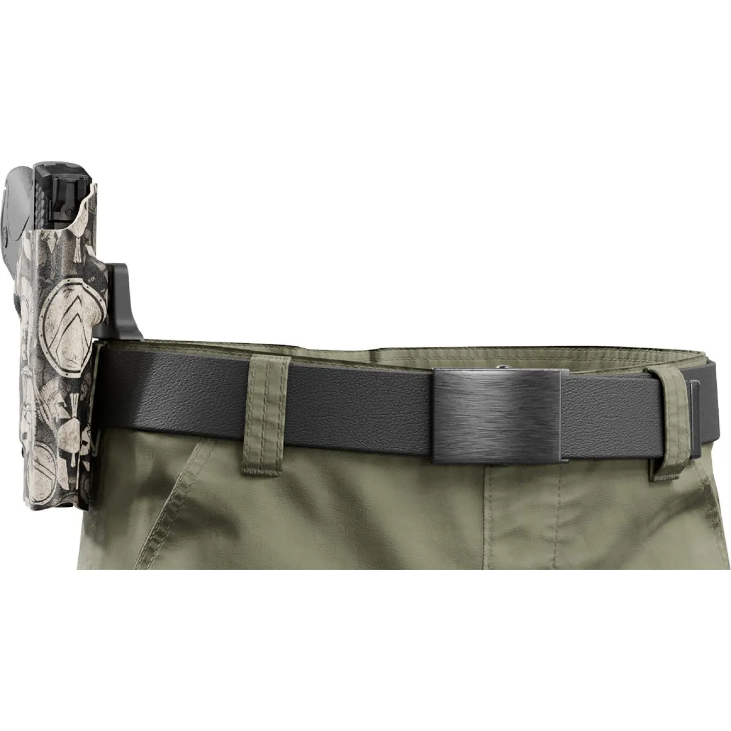 We The People Holsters Tan Spartan Camo Custom Printed Holster - OWB Kydex Holster New