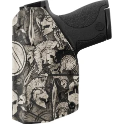 We The People Holsters Tan Spartan Camo Custom Printed Holster - IWB Kydex Holster Outlet
