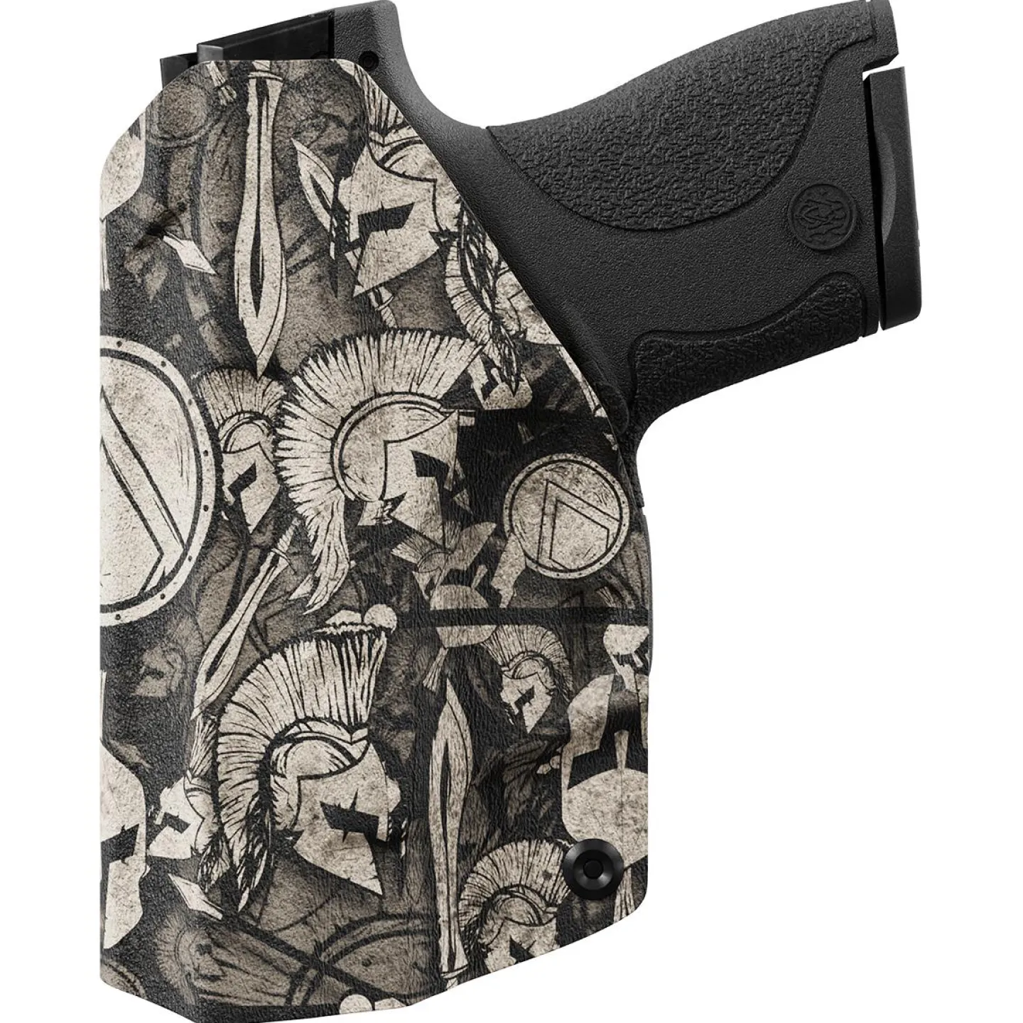 We The People Holsters Tan Spartan Camo Custom Printed Holster - IWB Kydex Holster Outlet