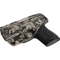 We The People Holsters Tan Spartan Camo Custom Printed Holster - IWB Kydex Holster Outlet