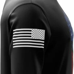 We The People Holsters Tattered '76 Flag Long Sleeve Shirt Black Clearance