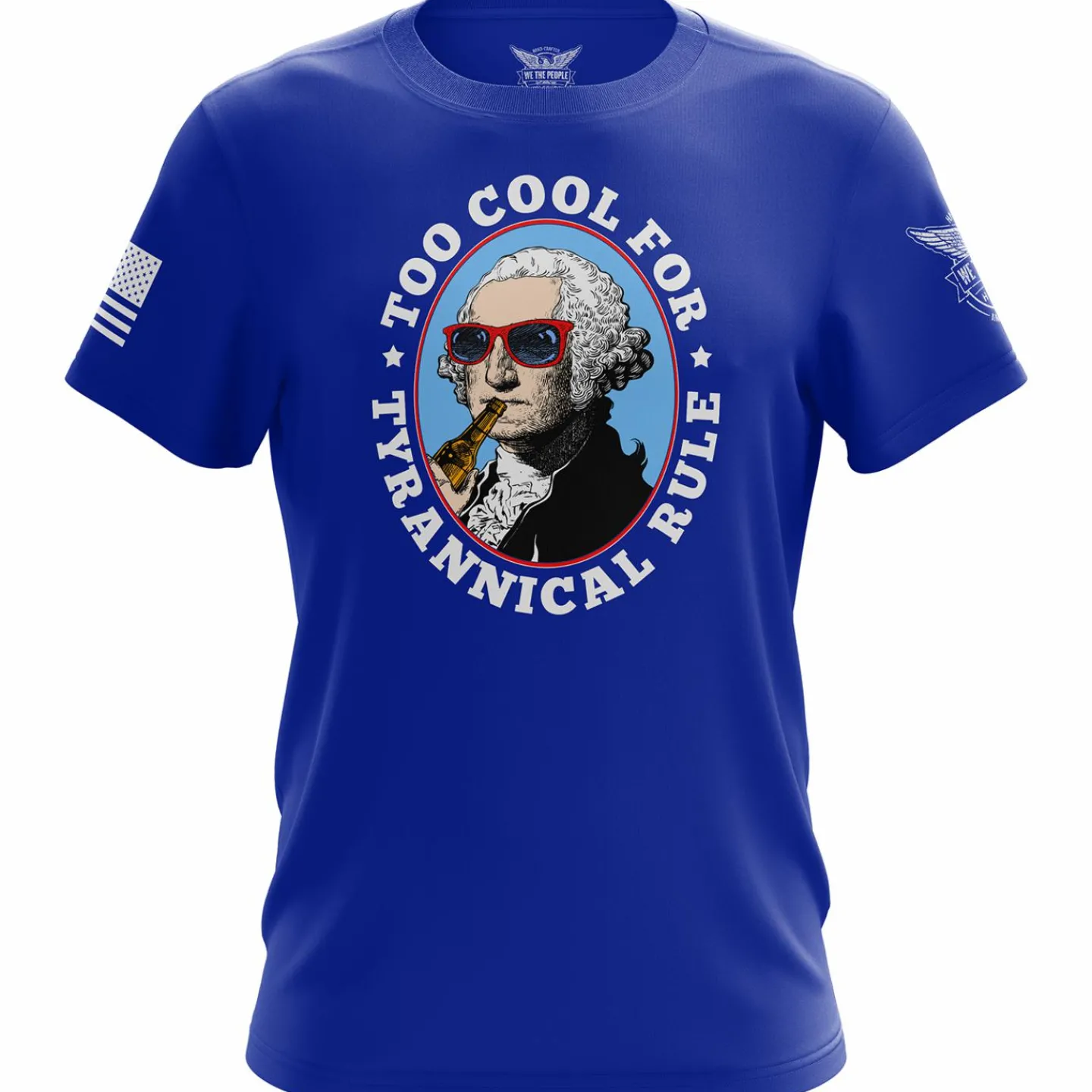 We The People Holsters Tell the Queen Sleeve Shirt Blue Clearance