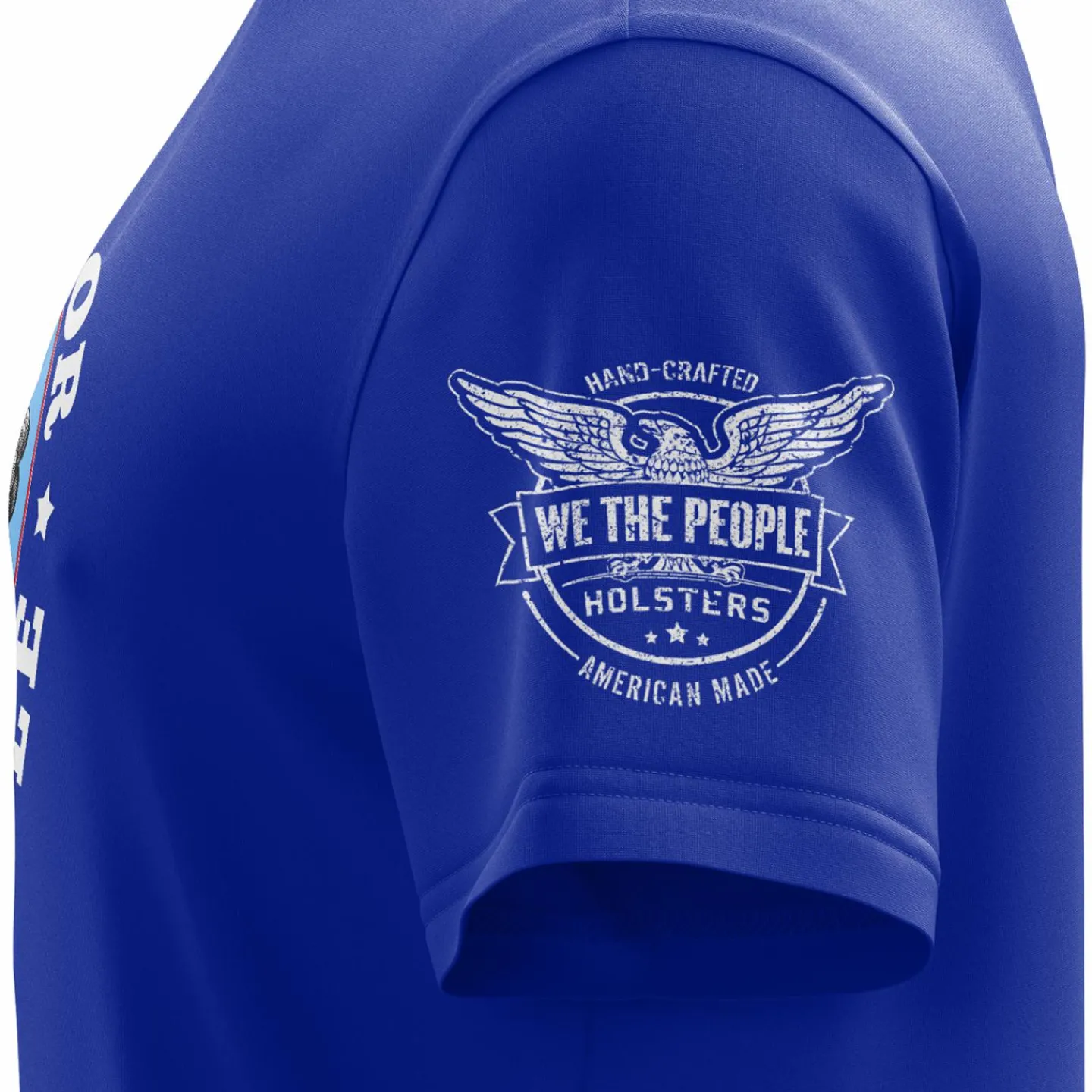 We The People Holsters Tell the Queen Sleeve Shirt Blue Clearance