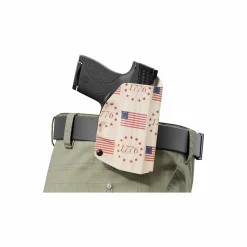 We The People Holsters The Betsy Ross Flag Tribute to Independence Day 1776 Custom Printed Holster - OWB Kydex Holster Sale