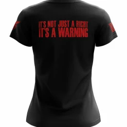 We The People Holsters The Second Women's Short Sleeve Shirt Black Hot