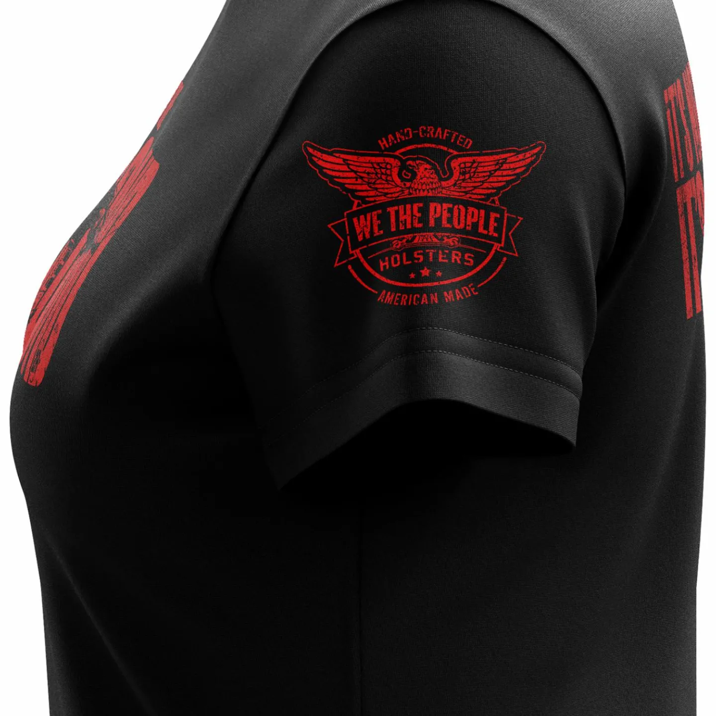 We The People Holsters The Second Women's Short Sleeve Shirt Black Hot