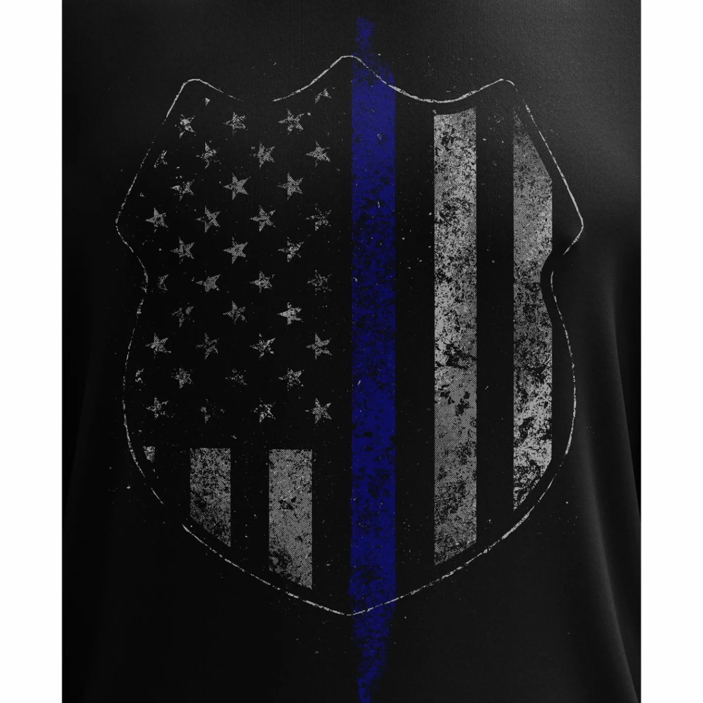 We The People Holsters Thin Blue Line Flag Long Sleeve Shirt Black Discount