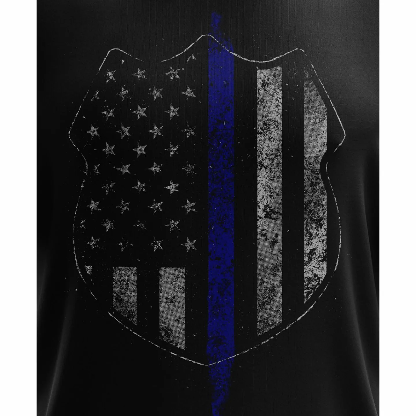 We The People Holsters Thin Blue Line Flag Short Sleeve Shirt Black Discount