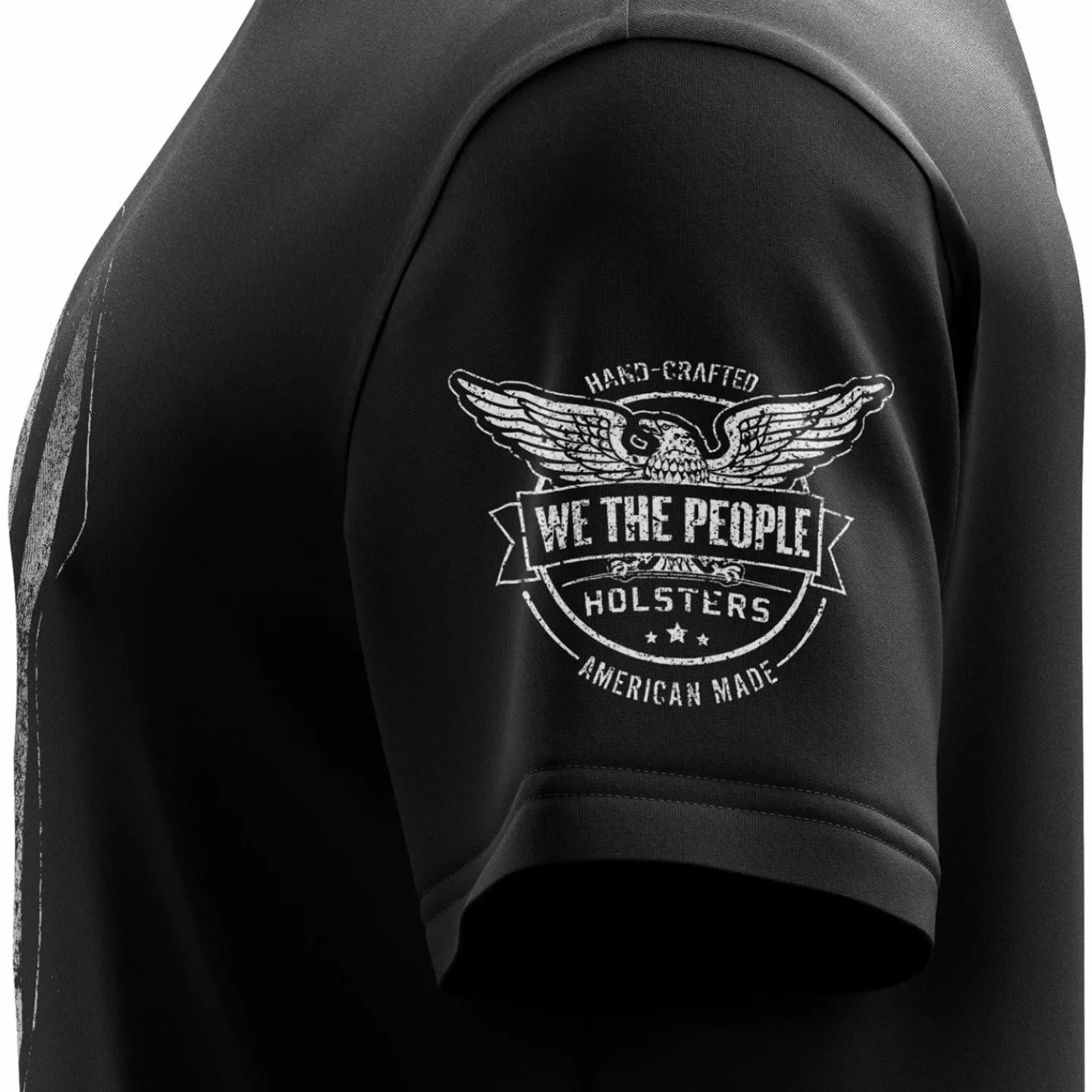 We The People Holsters Thin Blue Line Flag Short Sleeve Shirt Black Discount