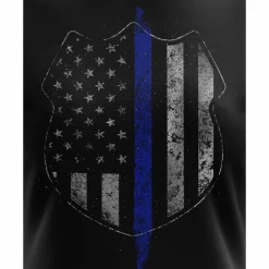 We The People Holsters Thin Blue Line Flag Women's Short Sleeve Shirt Black Best