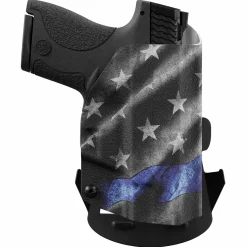 We The People Holsters Thin Blue Line Kydex OWB Paddle holster Custom Designed Paddle Best
