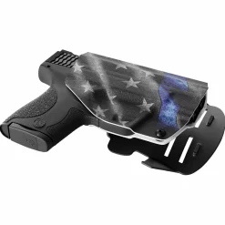 We The People Holsters Thin Blue Line Kydex OWB Paddle holster Custom Designed Paddle Best