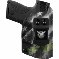 We The People Holsters Thin Green Line Custom Printed Holster - IWB Kydex Holster - Military Support Holster Sale